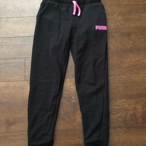 Girls XL Puma sweatpants